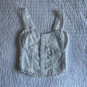 Heartloom White Lace Tank Top